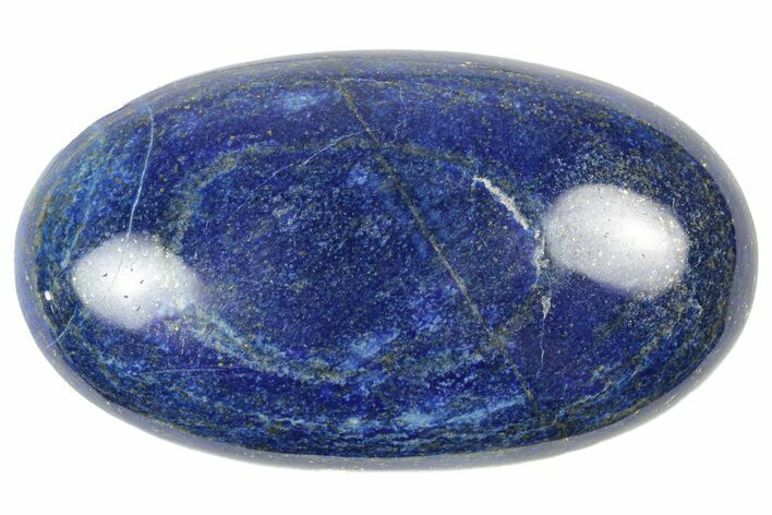 Polished Lapis Lazuli Palm Stone - Pakistan #250658